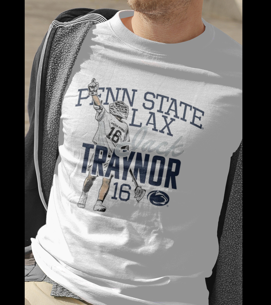 Jack Traynor #16 Penn State LAX Nittany Lions T-Shirt