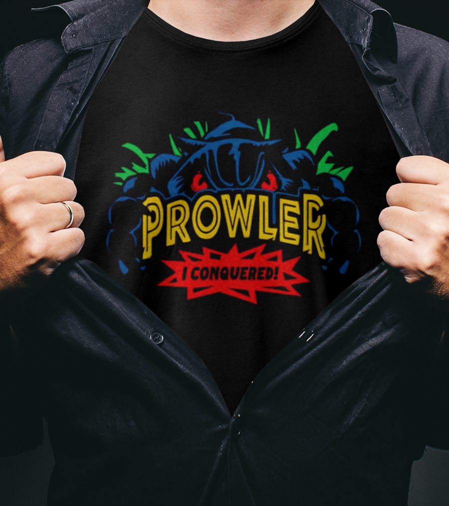 Prowler I Conquered Worlds Of Fun Theme Park Adventure T-Shirt