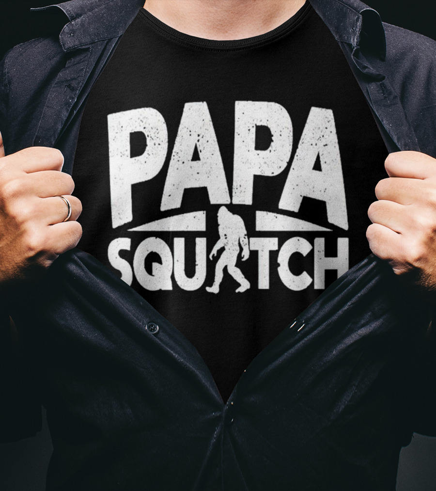 Papa Squatch Bigfoot T-Shirt