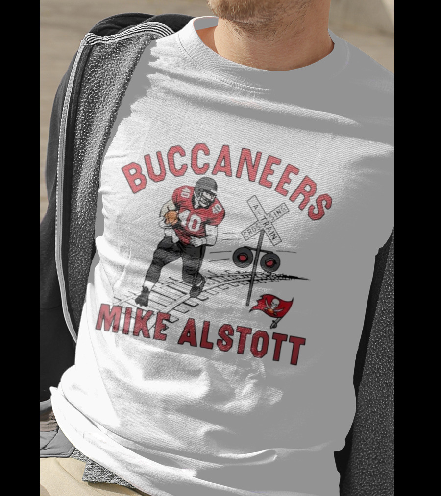 Buccaneers Mike Alstott A-Train Crossing T-Shirt