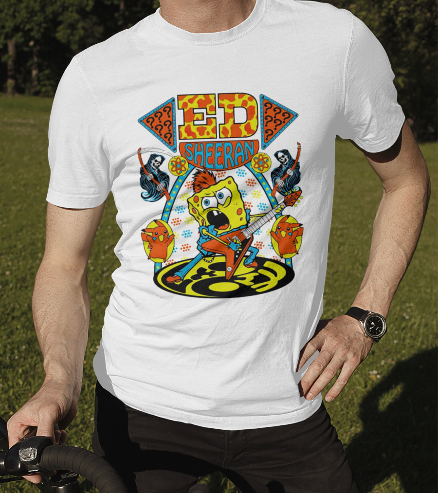 Ed Sheeran Spongebob Rock Band Fusion T-Shirt