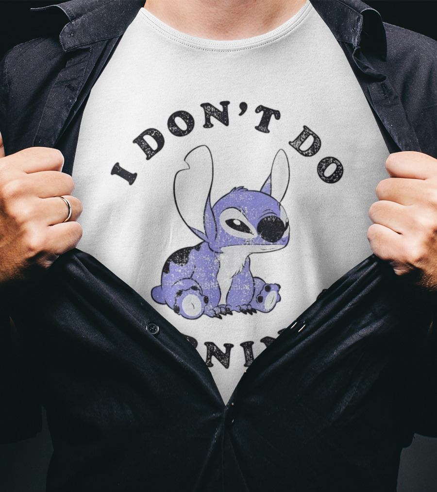 Stitch I Don’t Do Mornings T-Shirt