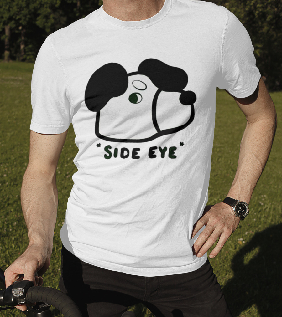 Side Eye Dog Face T-Shirt