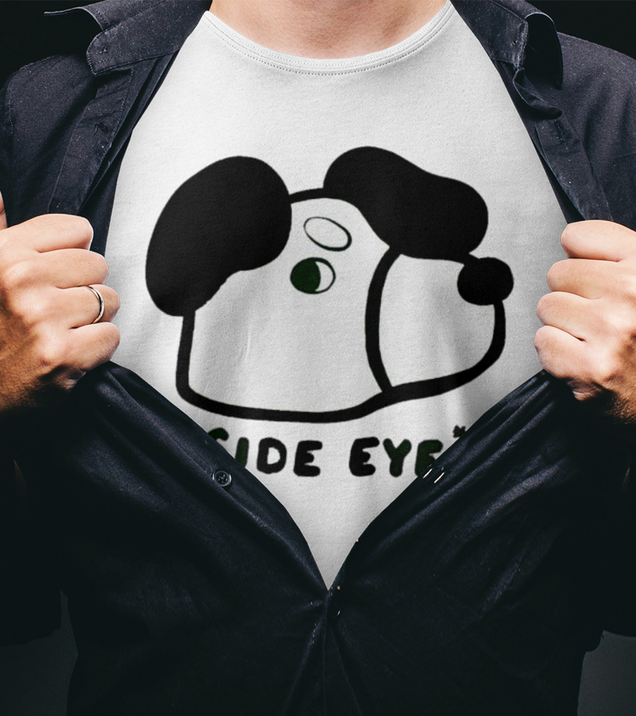 Side Eye Dog Face T-Shirt