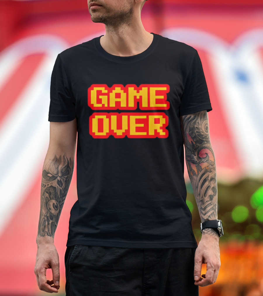 Keith Gill Game Over Retro Pixelated T-Shirt