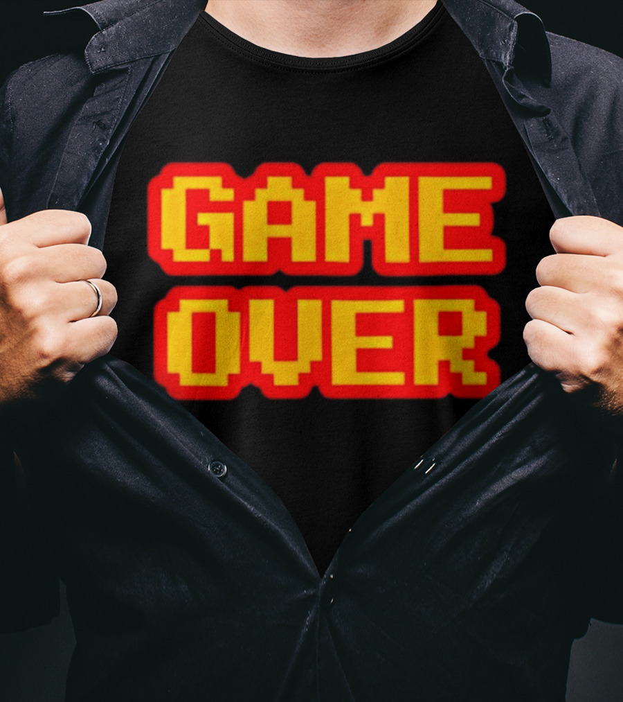 Keith Gill Game Over Retro Pixelated T-Shirt