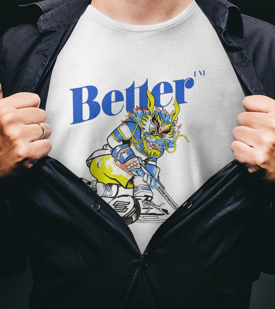Better Sherwood Lion Hockey Dragon T-Shirt