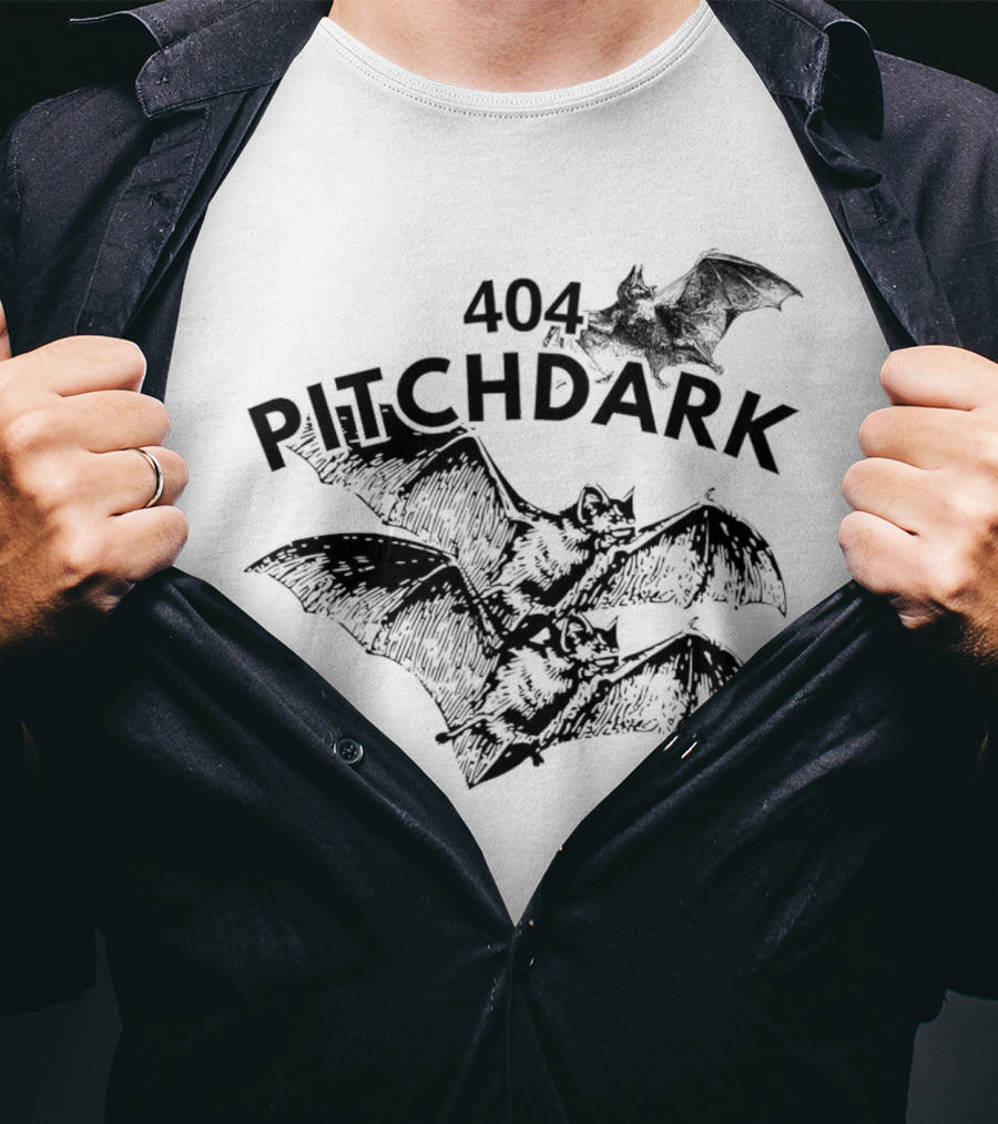 404 Pitch Dark Bats T-Shirt