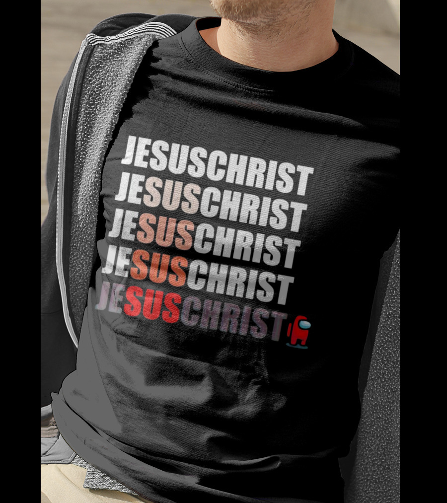 Jesus Christ Among Us Impostor Meme T-Shirt