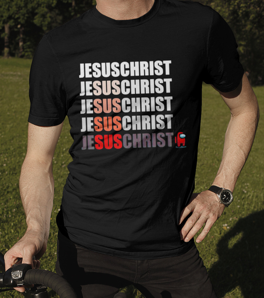 Jesus Christ Among Us Impostor Meme T-Shirt