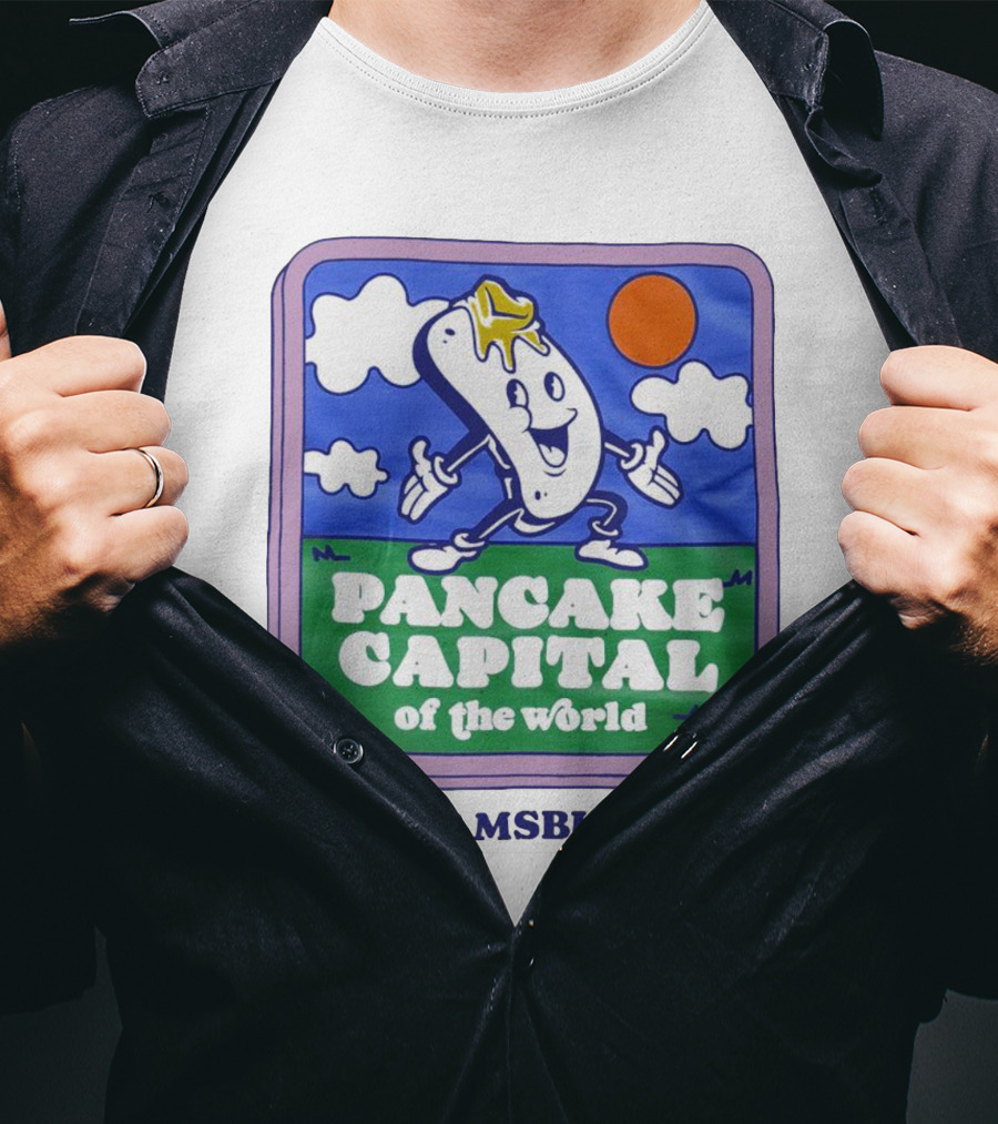 Pancake Capital Of The World Williamsburg VA T-Shirt