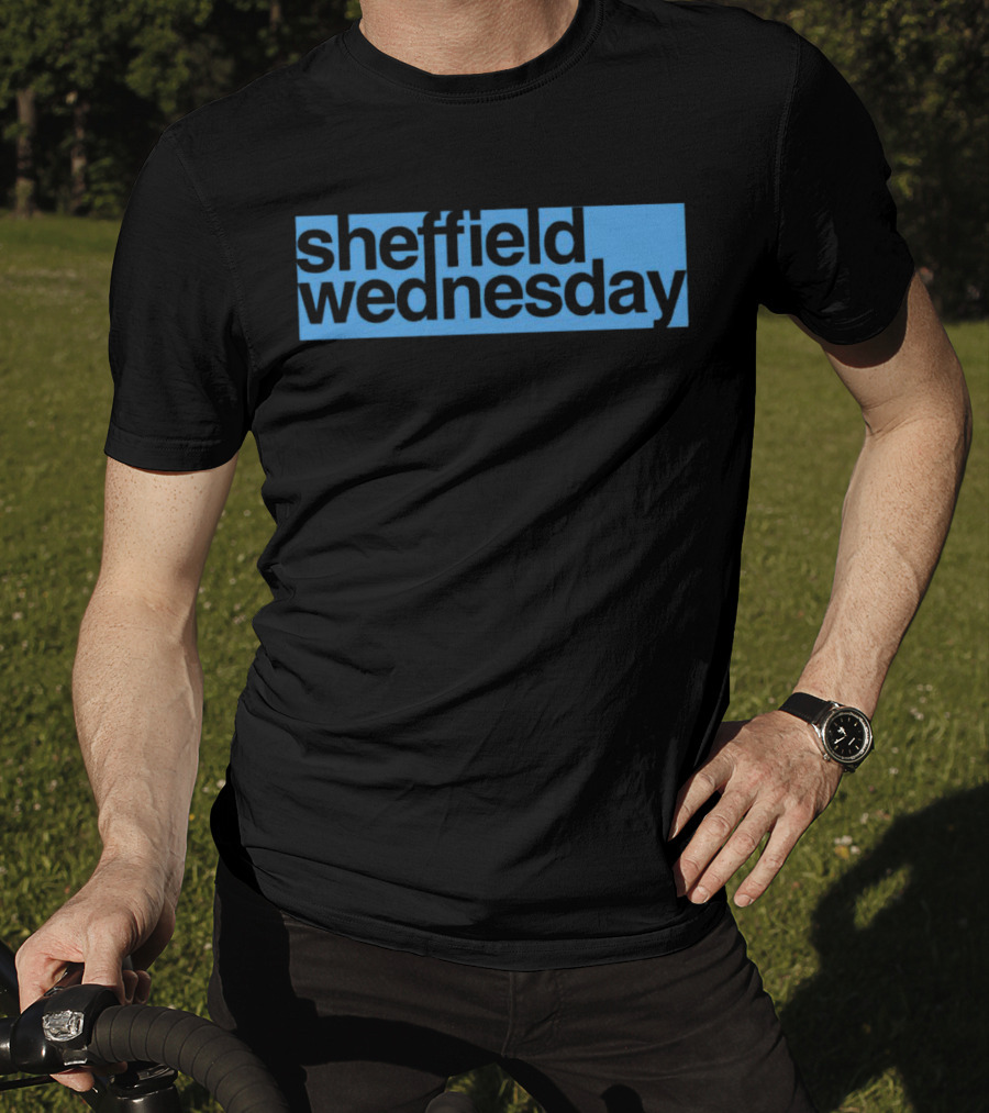 Sheffield Wednesday Blue Background T-Shirt