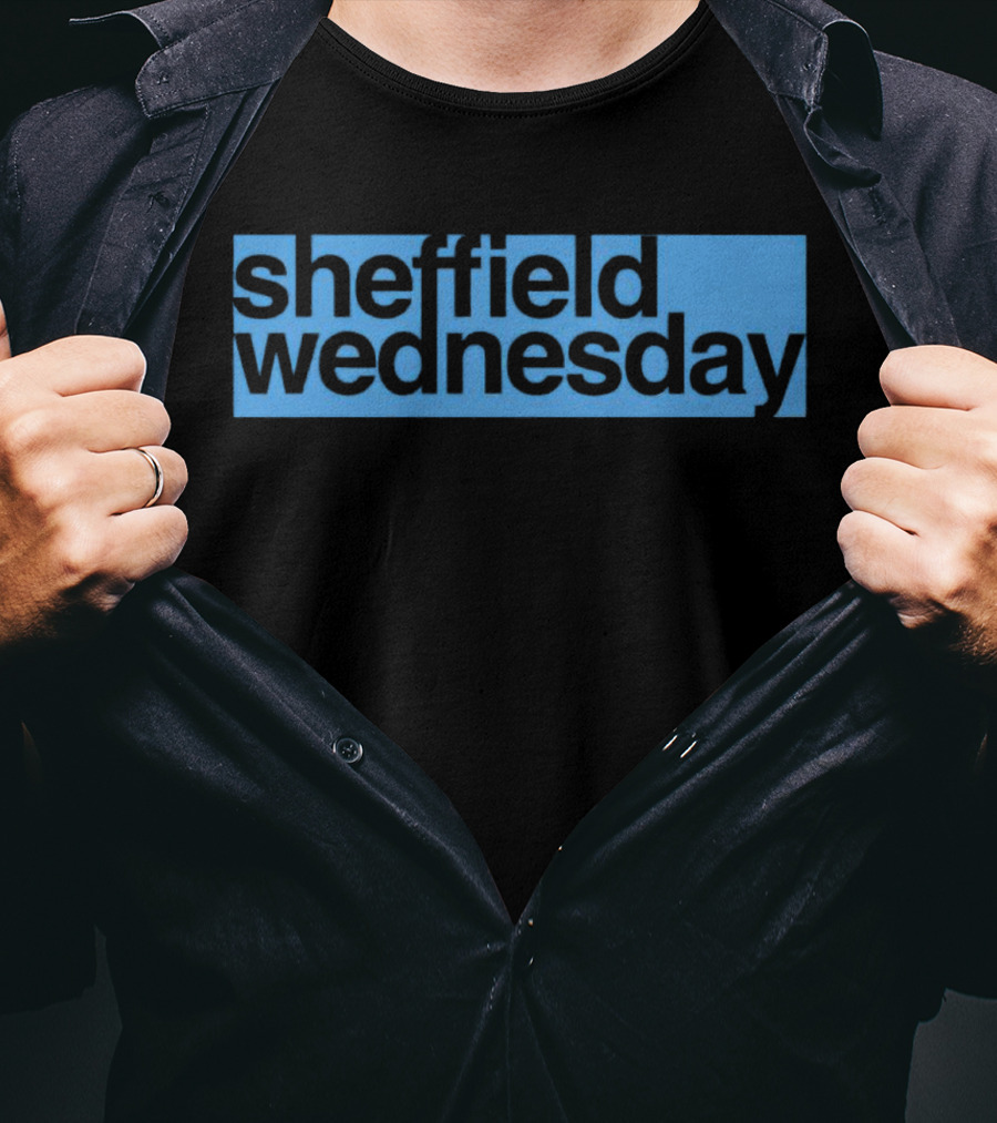Sheffield Wednesday Blue Background T-Shirt