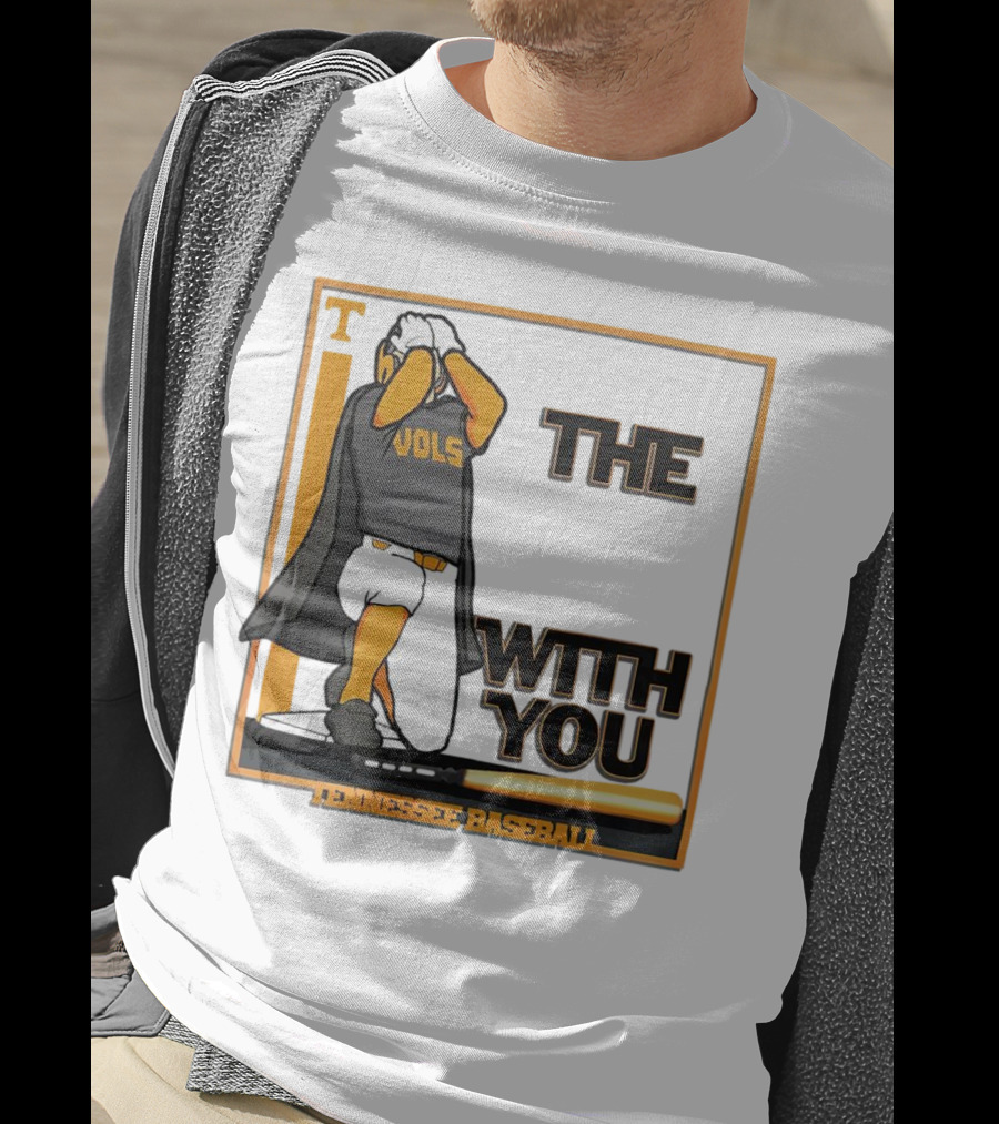 Tennessee Volunteers Baseball May The Vols Be With You T-Shirt