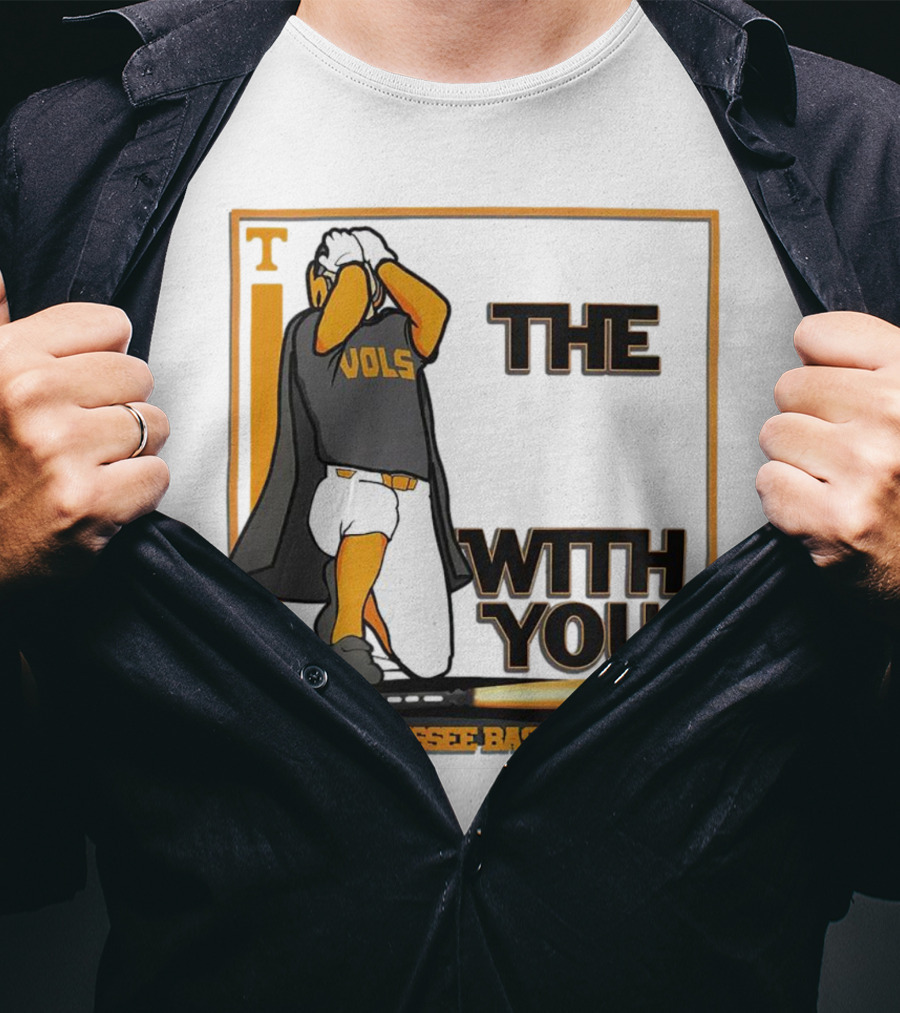 Tennessee Volunteers Baseball May The Vols Be With You T-Shirt