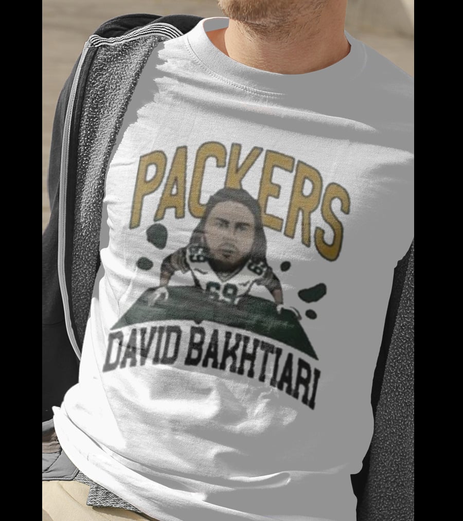 Packers David Bakhtiari Caricature T-Shirt