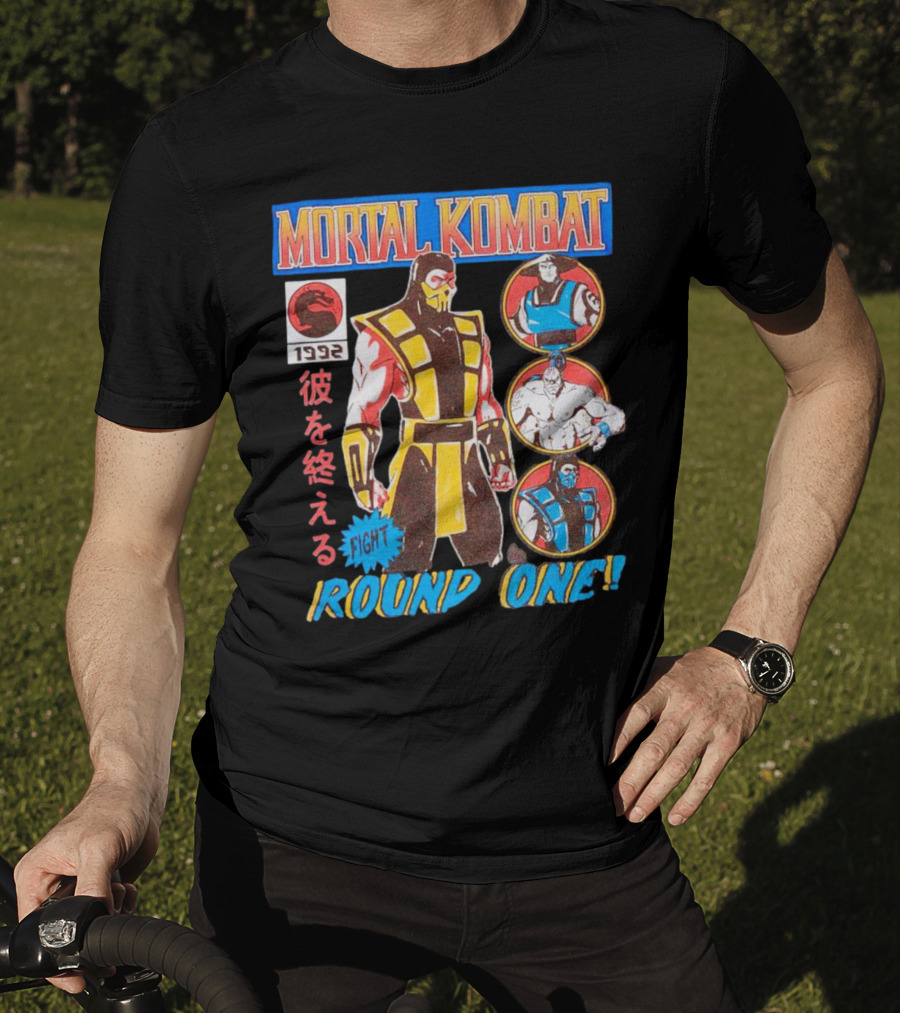 Mortal Kombat 1992 Fight Round One T-Shirt