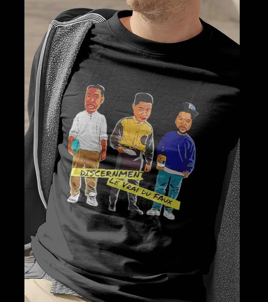 Discernment Le Vrai Du Faux Trio Iconic Figures T-Shirt