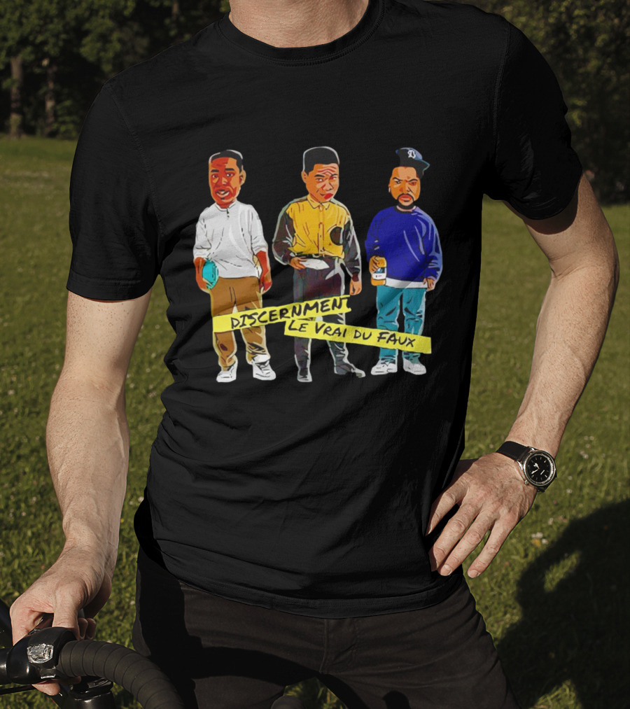 Discernment Le Vrai Du Faux Trio Iconic Figures T-Shirt