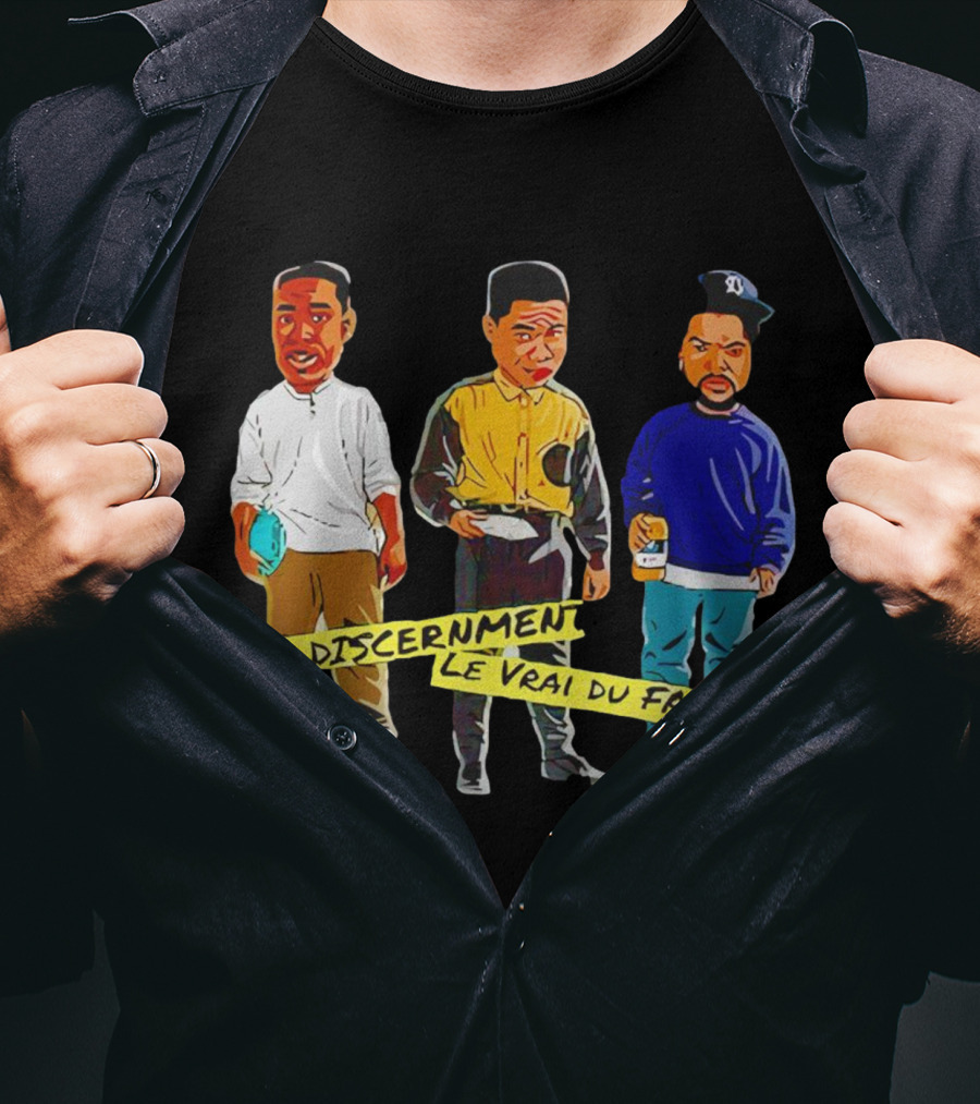Discernment Le Vrai Du Faux Trio Iconic Figures T-Shirt