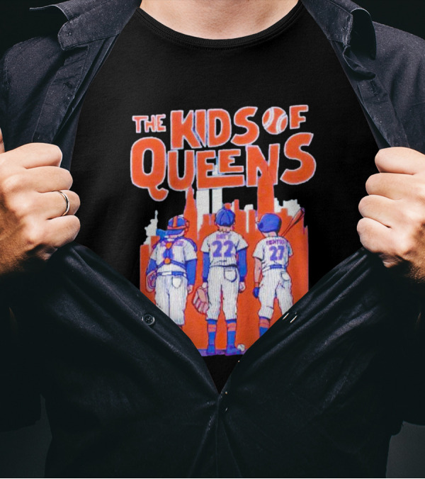 Francisco Alvarez Brett Baty Mark Vientos The Kids Of Queens New York Mets Players T-Shirt