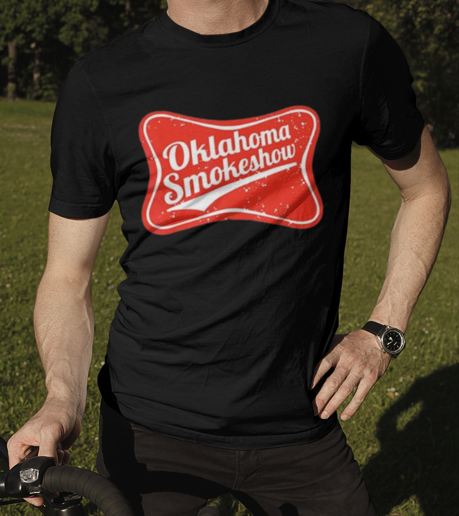 Oklahoma Smokeshow Retro Style Red T-Shirt