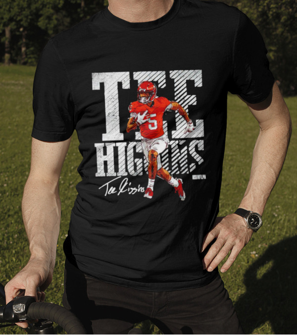 Tee Higgins NFLPA Cincinnati Football Signature T-Shirt