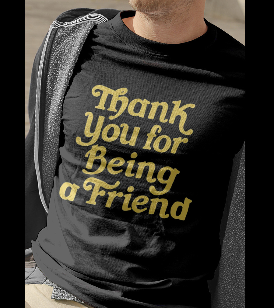 Thank You For Being A Friend Retro Style Golden Girls Fan T-Shirt