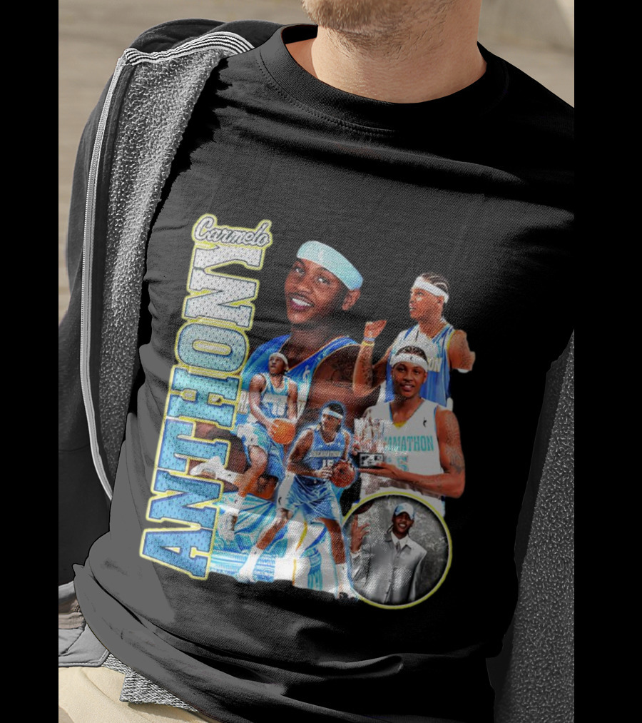 Carmelo Anthony Denver Basketball Legend T-Shirt