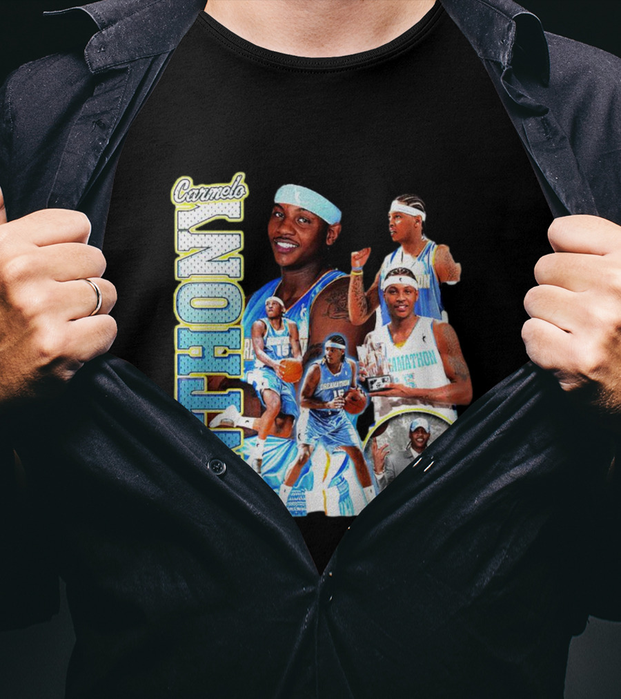 Carmelo Anthony Denver Basketball Legend T-Shirt