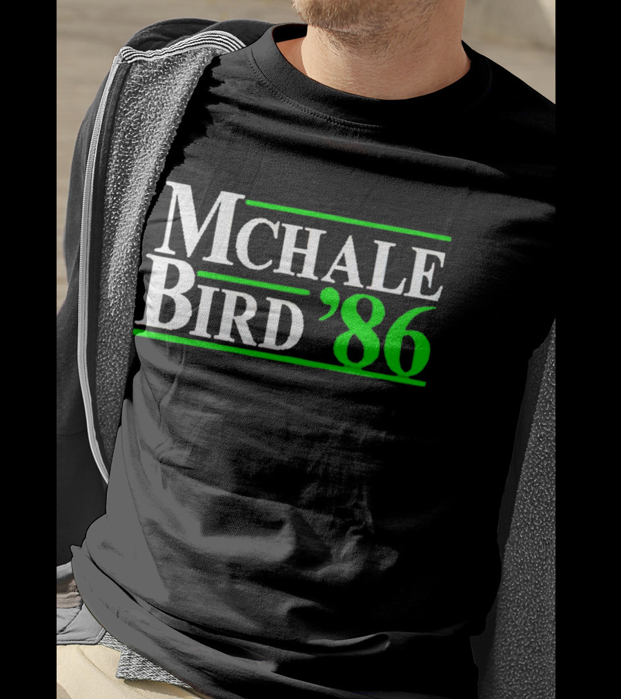 Mchale Bird '86 NBA Boston Celtics Duo T-Shirt