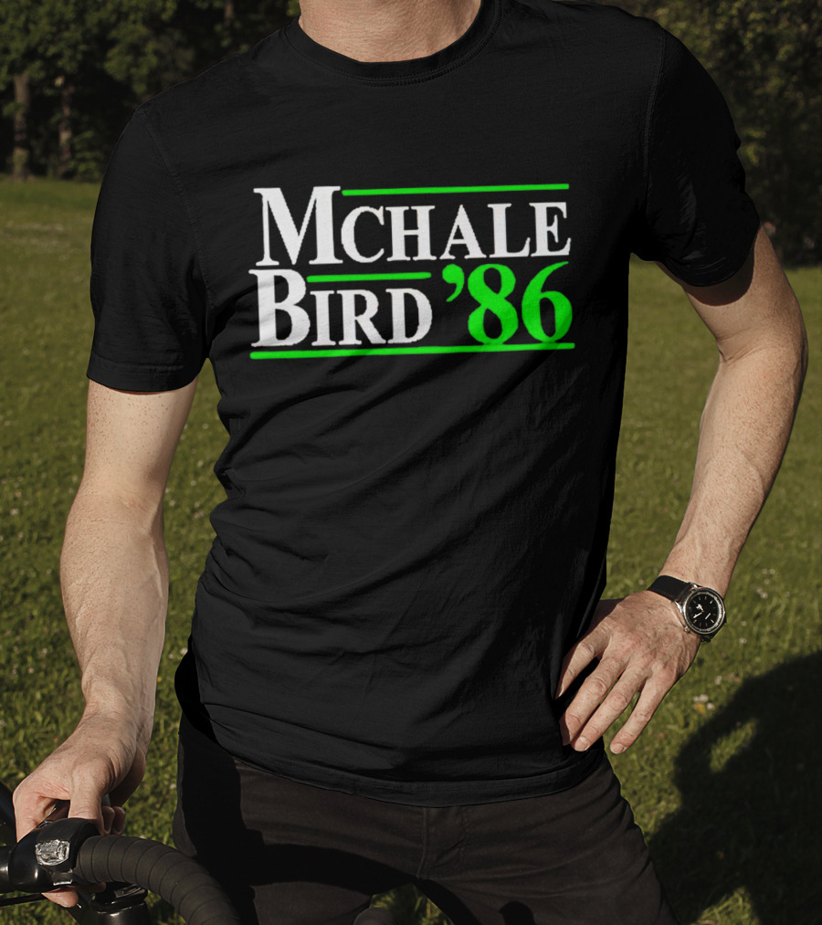 Mchale Bird '86 NBA Boston Celtics Duo T-Shirt