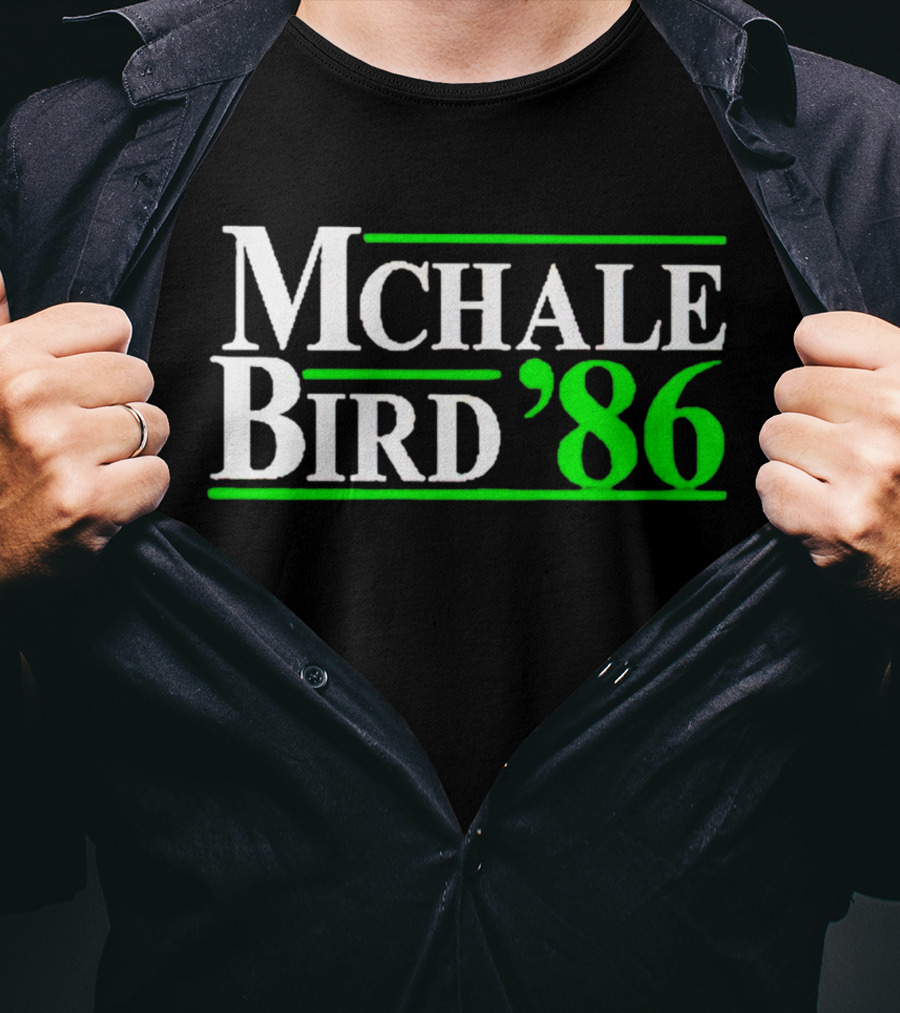 Mchale Bird '86 NBA Boston Celtics Duo T-Shirt