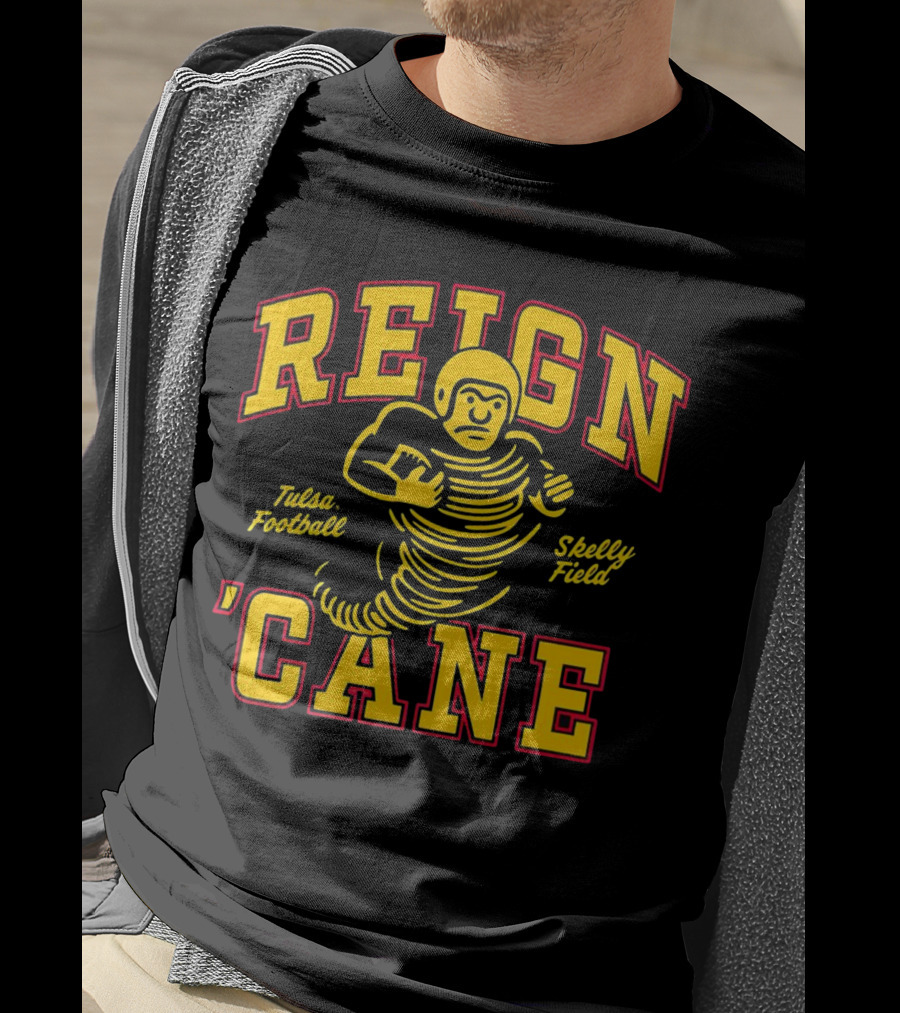 Tulsa Football Skelly Field Reign 'Cane T-Shirt