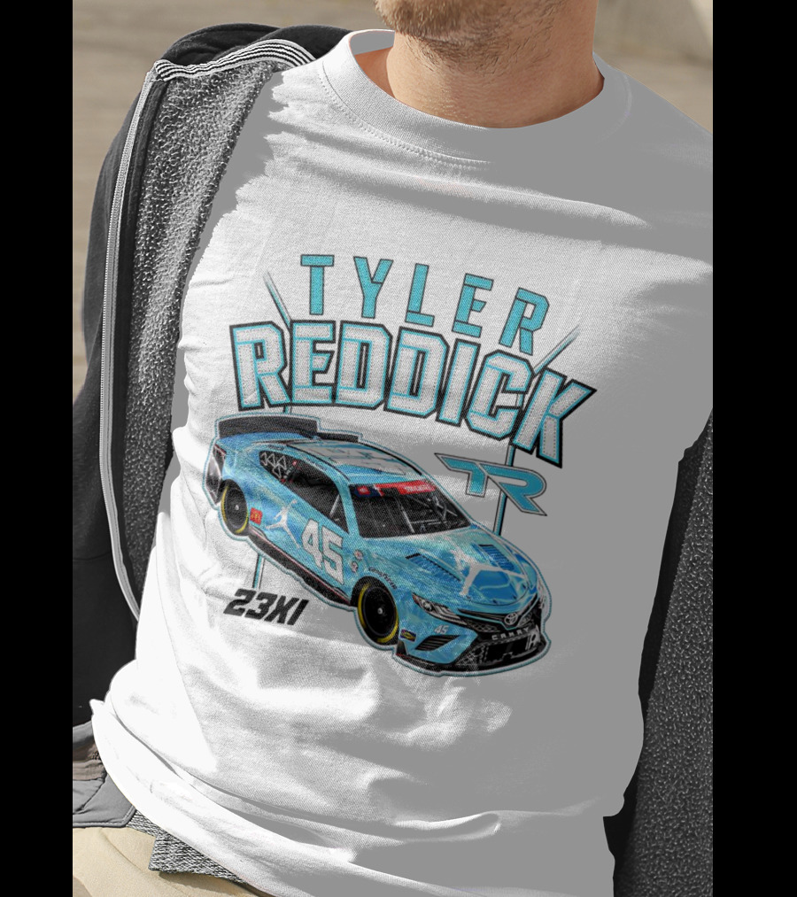 Tyler Reddick 23XI Jumpman 45 Car T-Shirt