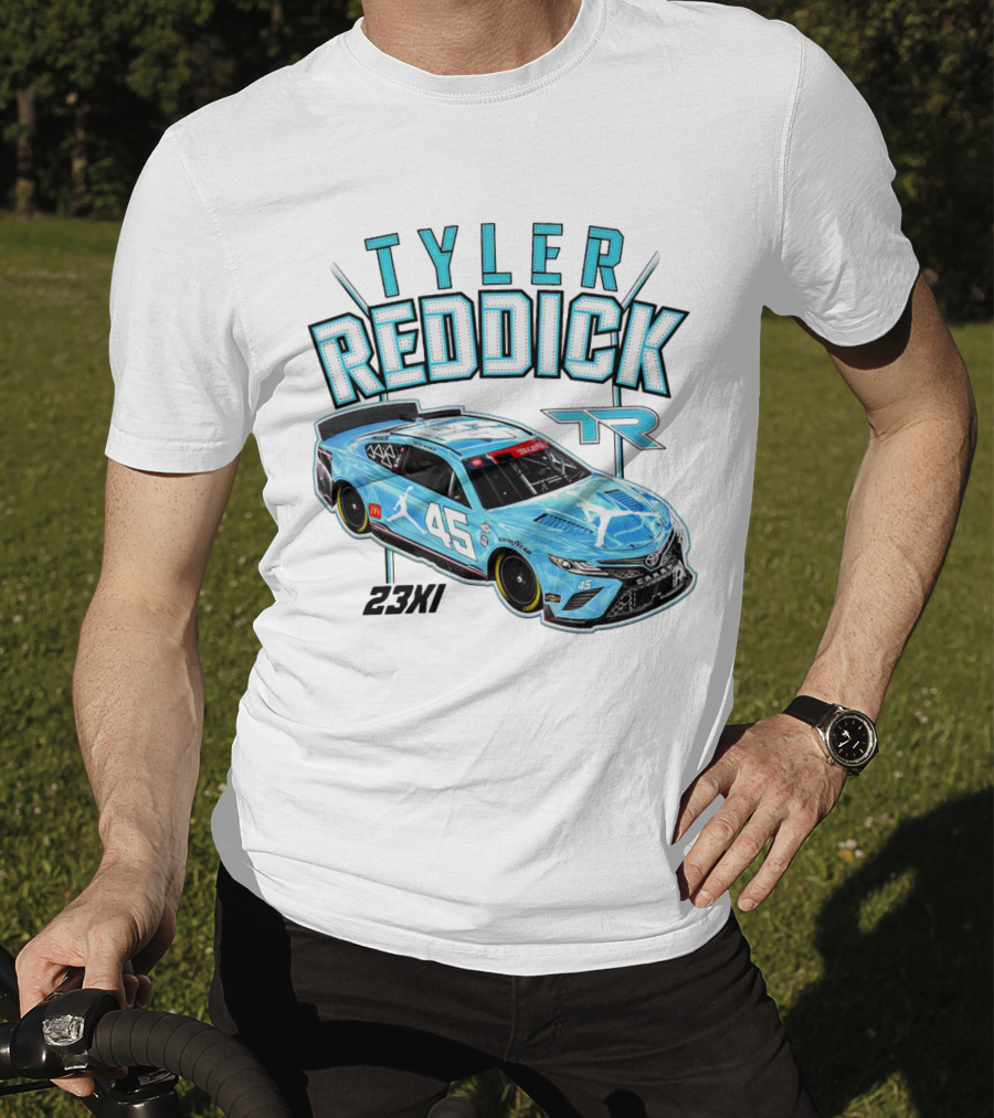Tyler Reddick 23XI Jumpman 45 Car T-Shirt