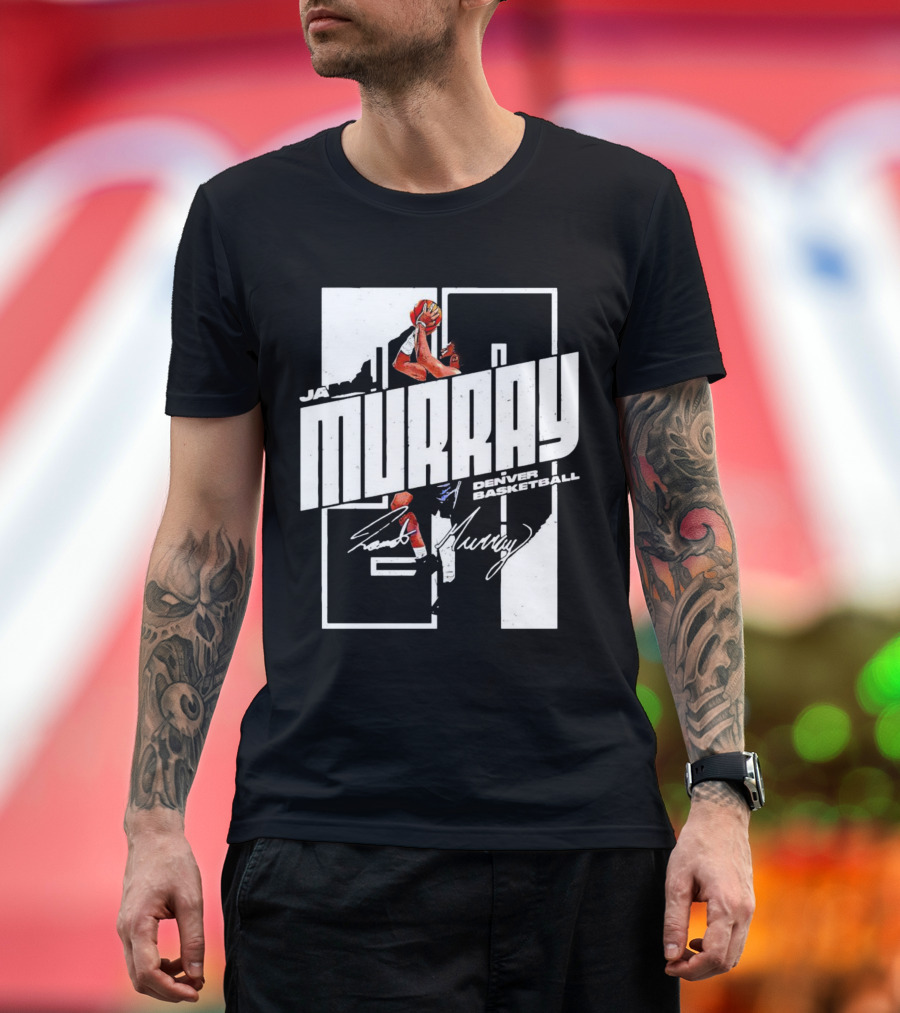 Denver Basketball Jamal Murray Signature NBA Player 27 T-Shirt
