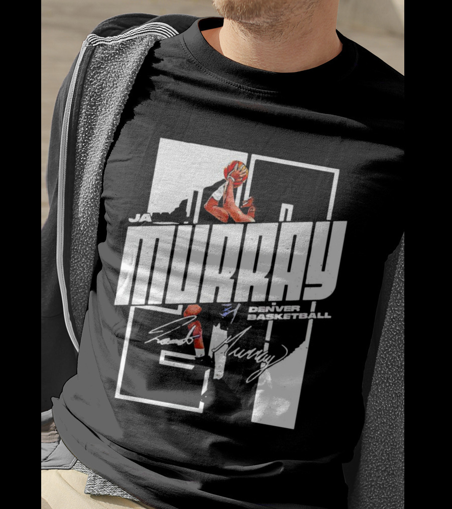Denver Basketball Jamal Murray Signature NBA Player 27 T-Shirt