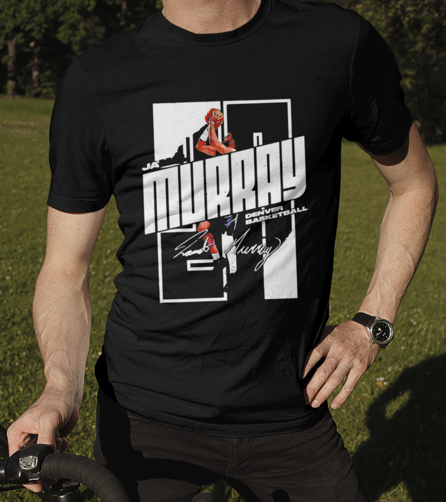 Denver Basketball Jamal Murray Signature NBA Player 27 T-Shirt