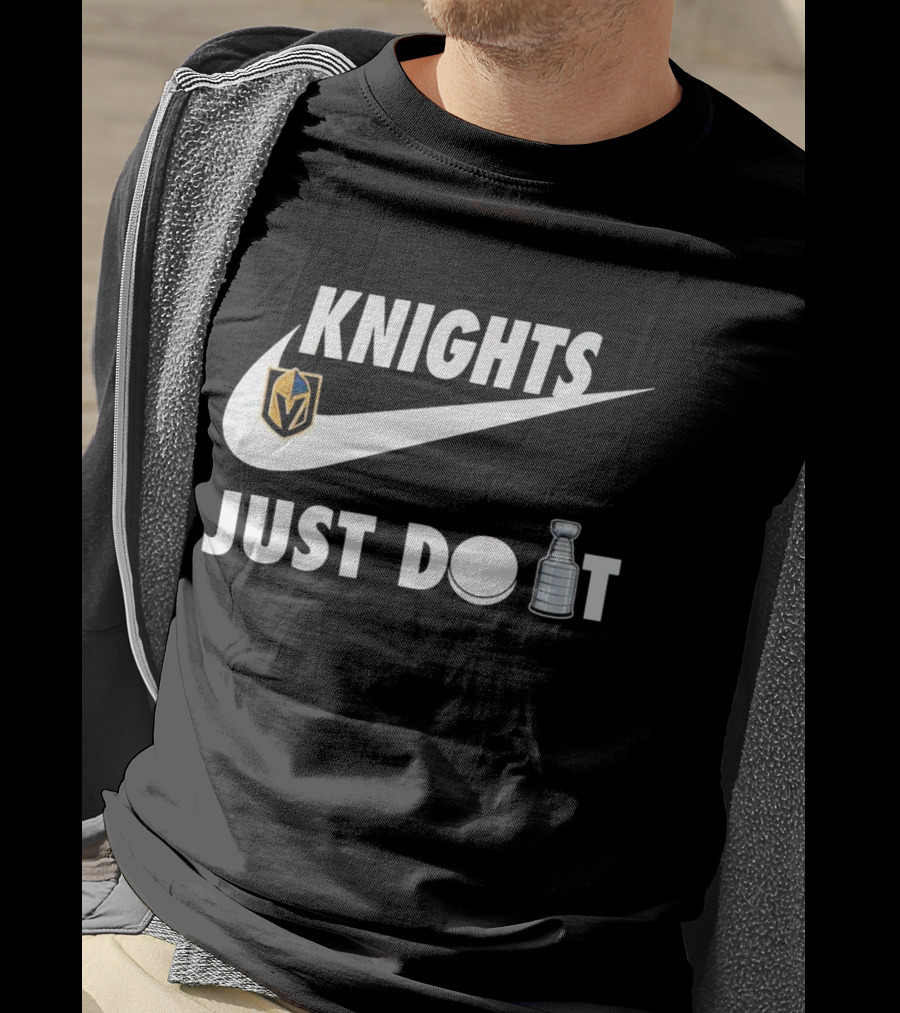 Knights Vegas Golden Hockey Just Do It Cup T-Shirt