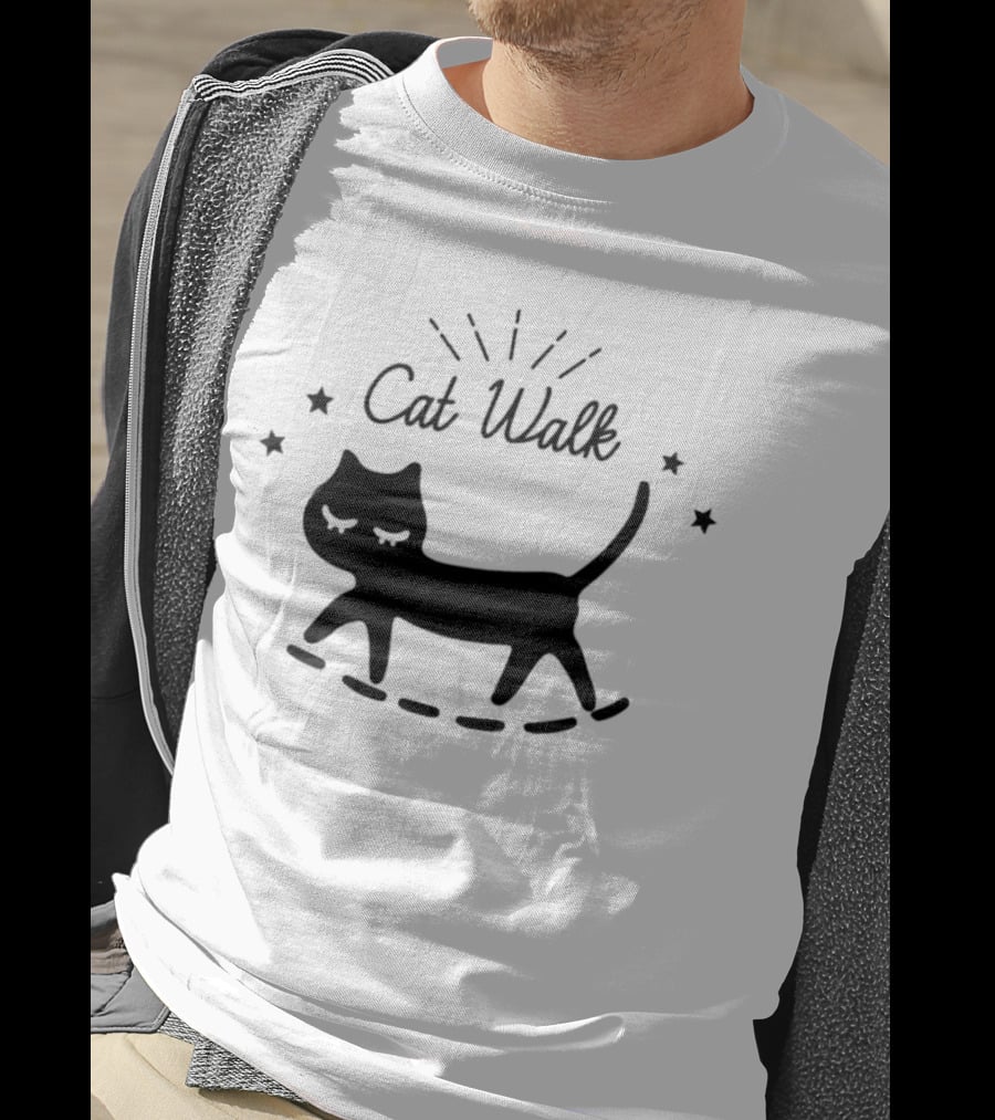 Yamato Maya Cat Walk Stars Strutting T-Shirt