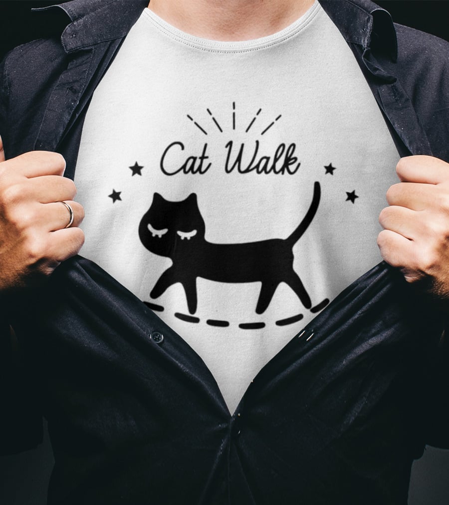 Yamato Maya Cat Walk Stars Strutting T-Shirt