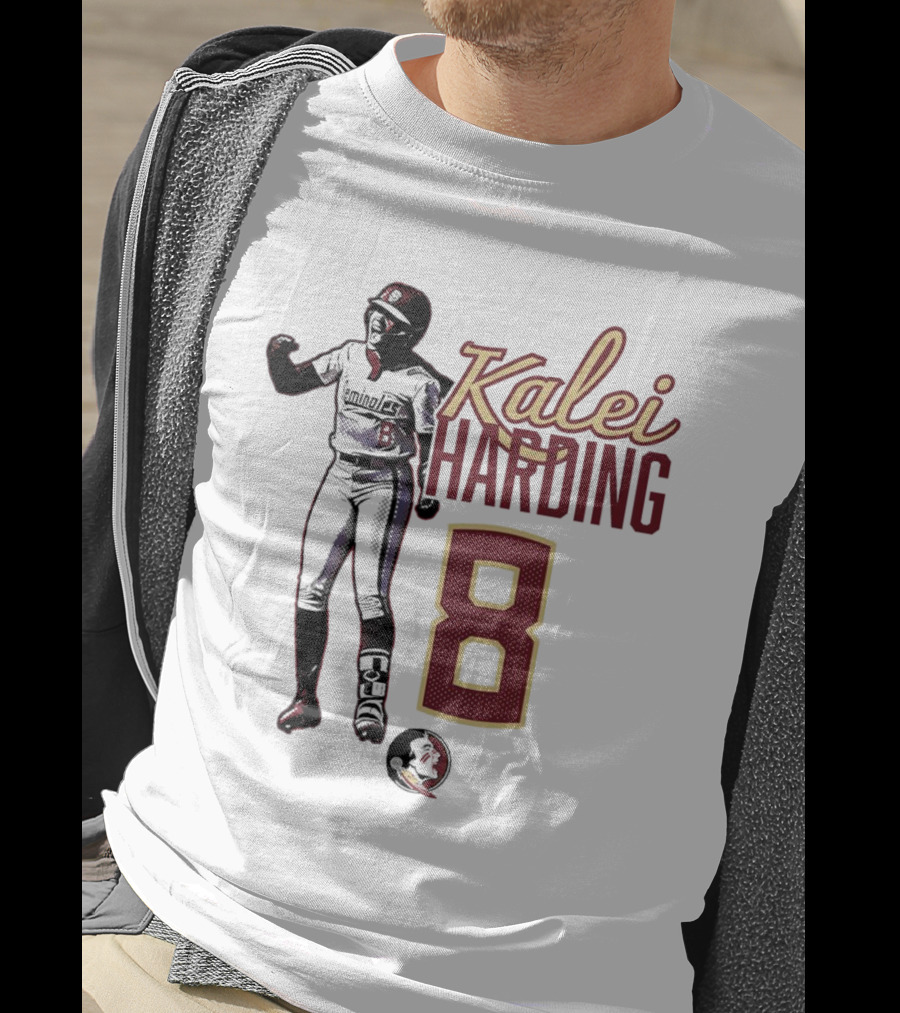 Kalei Harding 8 Florida State Seminoles Player T-Shirt