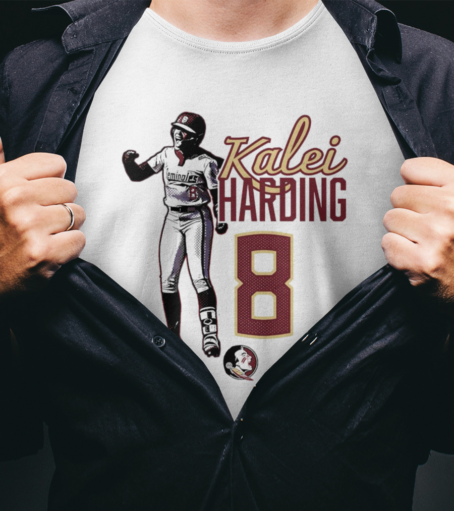 Kalei Harding 8 Florida State Seminoles Player T-Shirt
