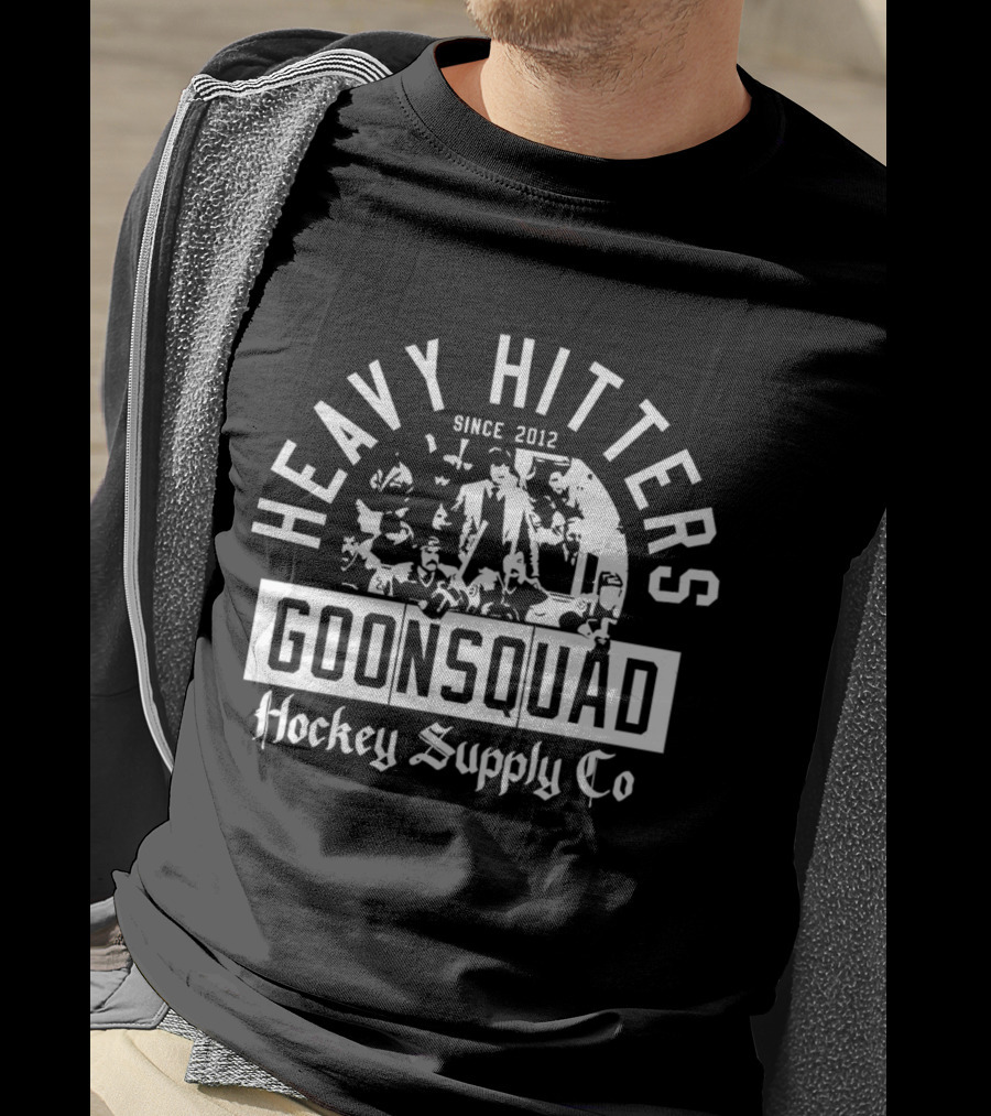 Heavy Hitters Goonsquad Since 2012 Hockey Supply Co T-Shirt