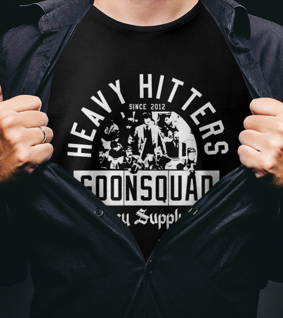 Heavy Hitters Goonsquad Since 2012 Hockey Supply Co T-Shirt