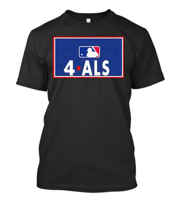 MLB 4 ALS Logo Baseball Diamond T-Shirt