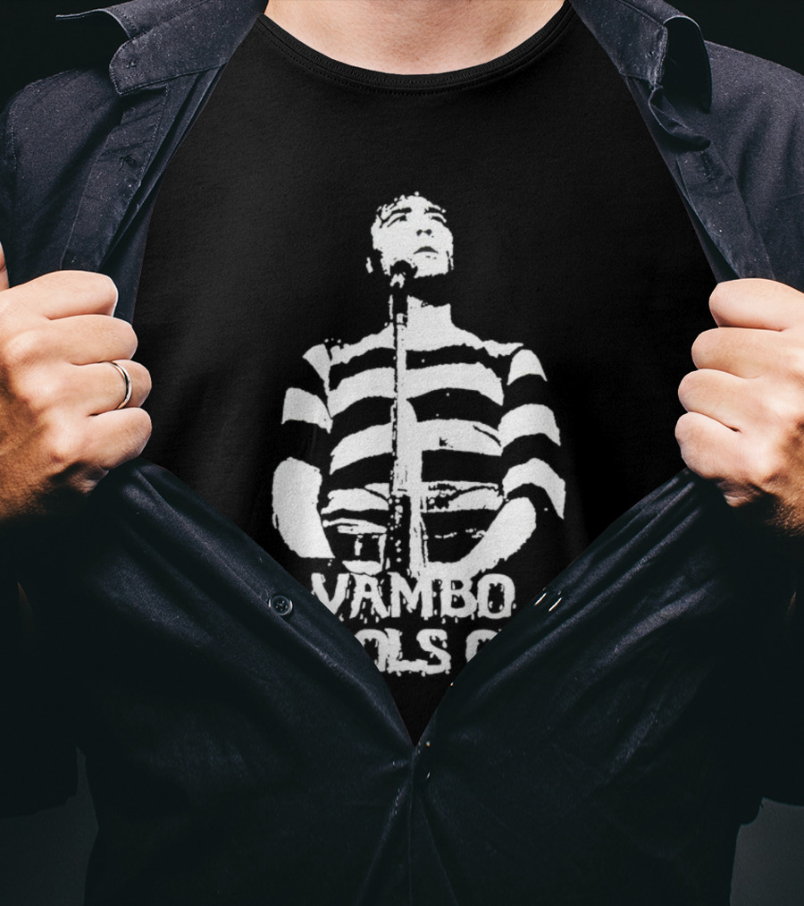 Vambo Rools OK Robert Smith Wore A Vambo Rools Striped T-Shirt