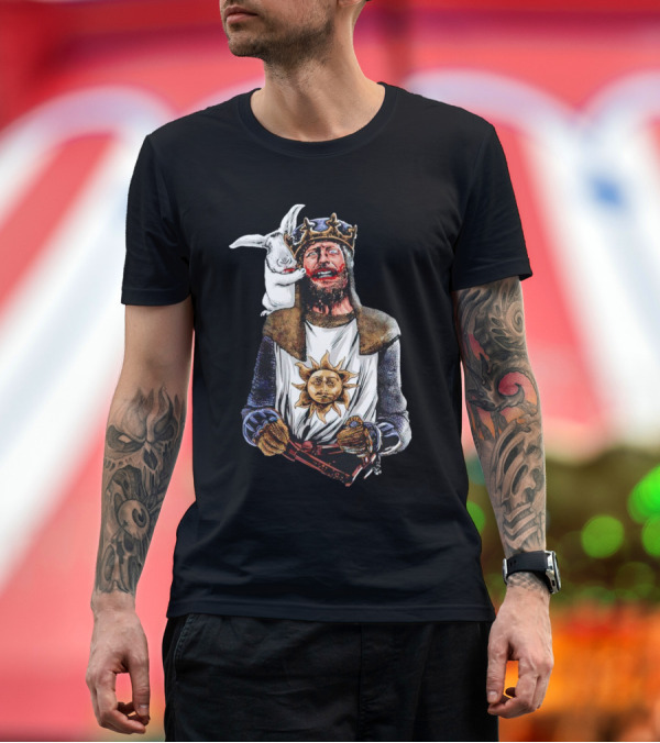 Premium T-Shirt: Monty Python King Arthur and the Vicious Bunny T-Shirt Monty Python King Arthur and the Vicious Bunny T-Shirt