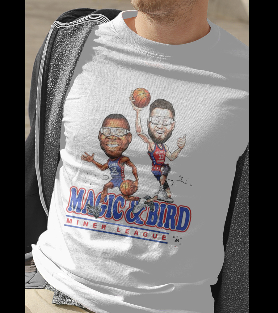 MAGIC And BIRD MINER LEAGUE T-Shirt
